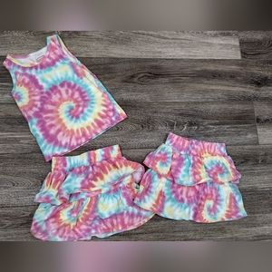 Garanimals Tie Dye Tank & Skirt Size 3T